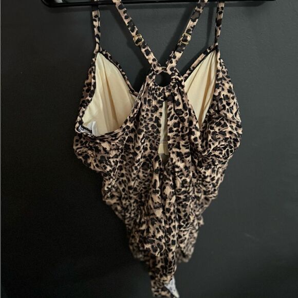 Aquagreen Animal Print One Piece Shaping Swimsuit NWOT Plus Size 24 - Picture 6 of 6